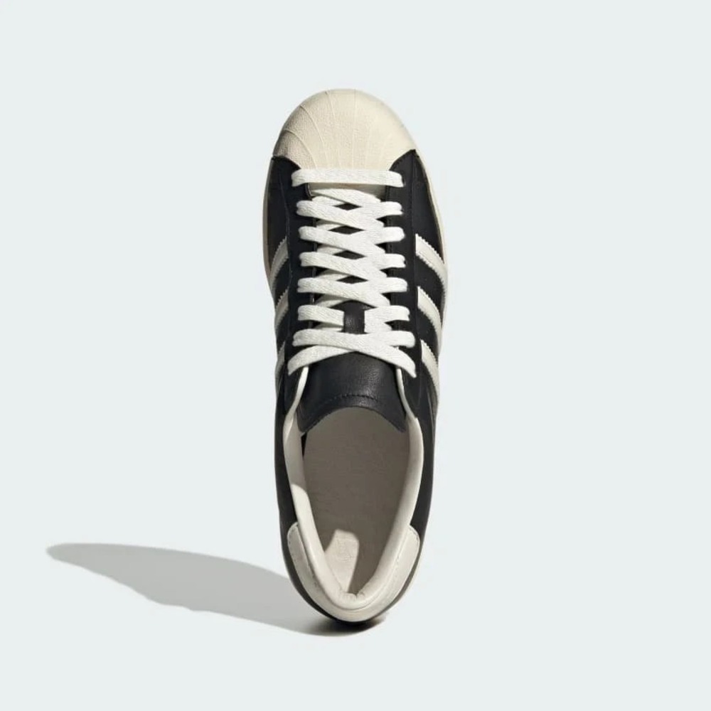 Adidas Superstar Vintage Made in Germany Mens Size 9 Black/White JI3139 NEW - Picture 3 of 7